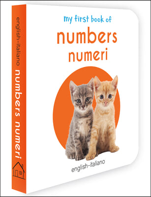 My First Book of Numbers - Numeri: My First English - Italian Board Book