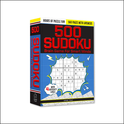 500 Sudoku Brain Games for Smart Minds