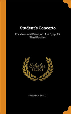 STUDENT&#39;S CONCERTO: FOR VIOLIN AND PIANO