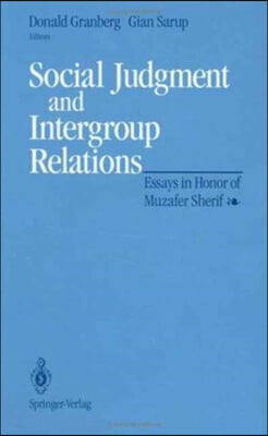 Social Judgement and Intergroup Relations