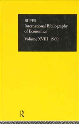 Intl Biblio Econom 1969 Vol 18