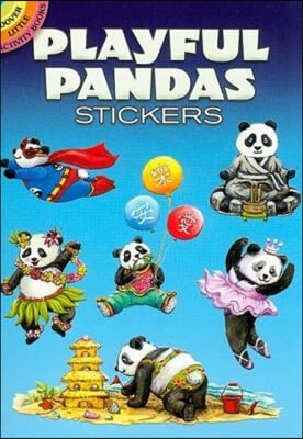 Playful Pandas Stickers