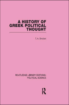 History of Greek Political Thought