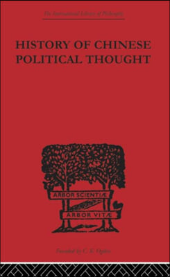 History of Chinese Political Thought