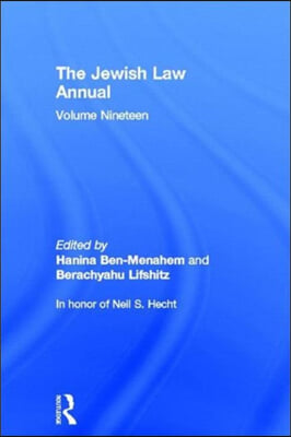 Jewish Law Annual Volume 19