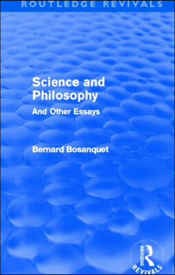 Science and Philosophy (Routledge Revivals)