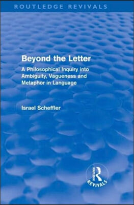 Beyond the Letter (Routledge Revivals)