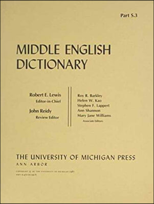 Middle English Dictionary