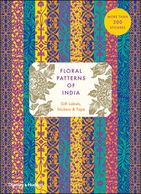 Floral Patterns of India Gift Labels, Stickers and Tape