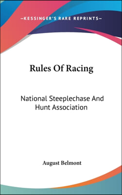 Rules of Racing: National Steeplechase and Hunt Association