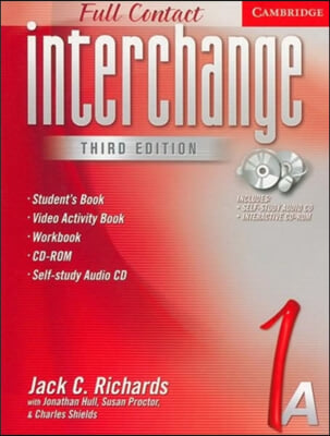 (3판)Interchange : 1A Full Contact (SB+WB, Self-Study CD, Video activity book, CD-ROM)