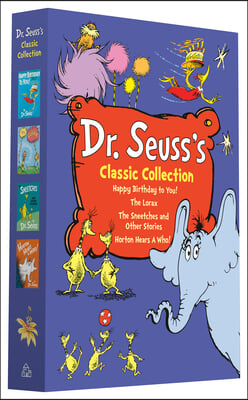 Dr. Seuss's Classic 4-Book Boxed Set Collection: Happy Birthday to You!; Horton Hears a Who!; The Lorax; The Sneetches and Other Stories