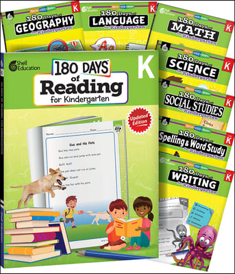 180 Days Bundle Grade K: 8-Book Set