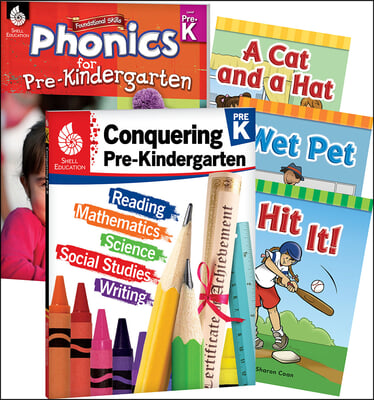 Learn-At-Home: Phonics Pre-K Learning Bundle: 5-Book Set