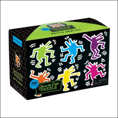 Keith Haring Glow in the Dark Puzzle