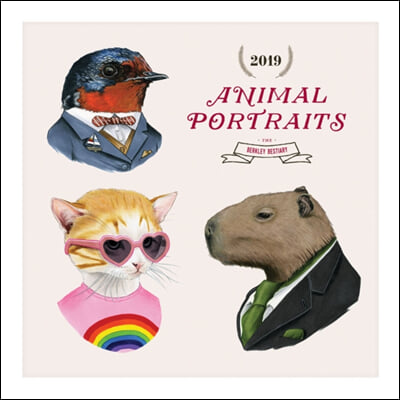 Animal Portraits 2019 Calendar