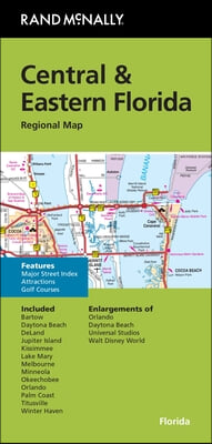 Rand McNally Folded Map: Central &amp; Eastern Florida Regional Map