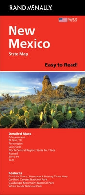 Rand McNally Easy to Read: New Mexico State Map