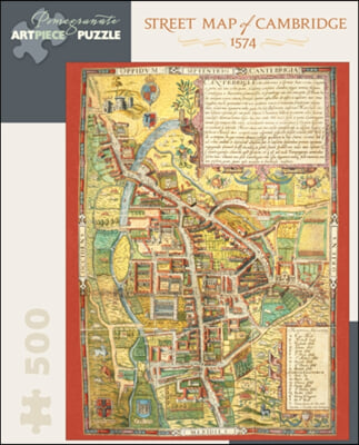 Street Map of Cambridge 500-piece Jigsaw Puzzle