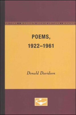 Poems, 1922-1961