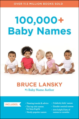 100,000+ Baby Names: The Most Helpful, Complete, and Up-To-Date Name Book