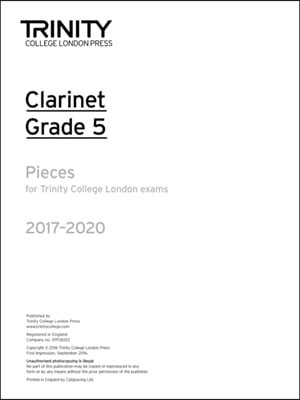 Clarinet Exam Pieces Grade 5 2017 2020 (Part Only)