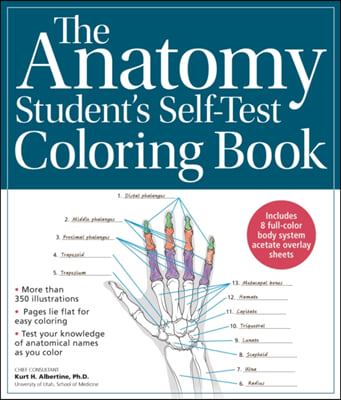 The Anatomy Student&#39;s Self-test Colouring Book