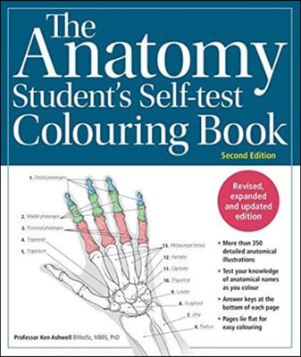 Anatomy Student&#39;s Self-Test Colouring Book