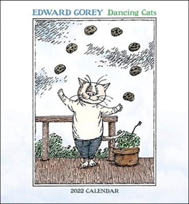 EDWARD GOREY DANCING CATS 2022 MINI WALL