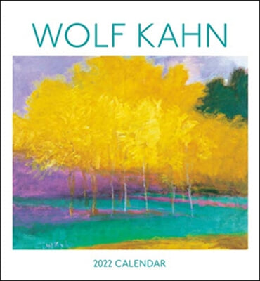 WOLF KAHN 2022 MINI WALL CALENDAR