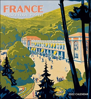 FRANCE VINTAGE TRAVEL POSTERS 2022 WALL
