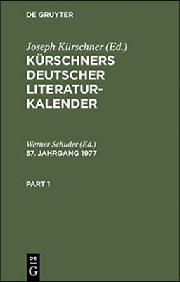 Kurschners Deutscher Literatur-kalender 1978