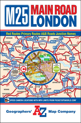 M25 Main Road Map of London