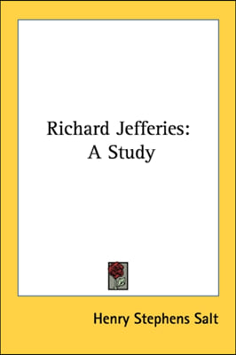 Richard Jefferies: A Study