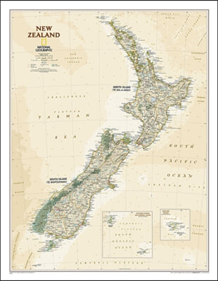 National Geographic New Zealand Executive Map