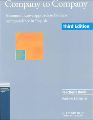 Company to Company: Teacher&#39;s book