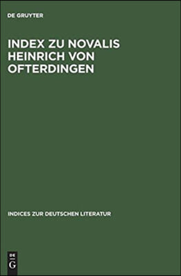 Index Zu Novalis Heinrich Von Ofterdingen
