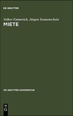 Miete: Handkommentar. ?? 535 Bis 580a Des B?rgerlichen Gesetzbuches. Allgemeines Gleichbehandlungsgesetz