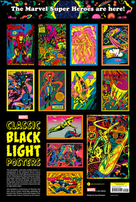 Marvel Classic Black Light Collectible Poster Portfolio