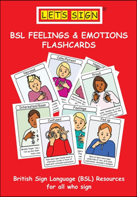 Let's Sign BSL Feelings & Emotions Flashcards