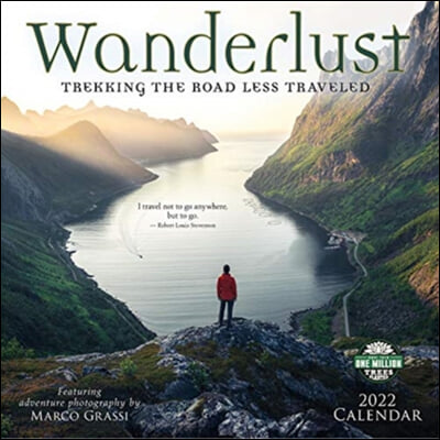 WANDERLUST SQUARE WALL CALENDAR 2022