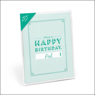 Happy Birthday Card Booklet