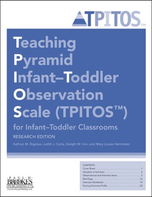 Teaching Pyramid Infant-Toddler Observation Scale (Tpitos(tm)) for Infant-Toddler Classrooms, Research Edition