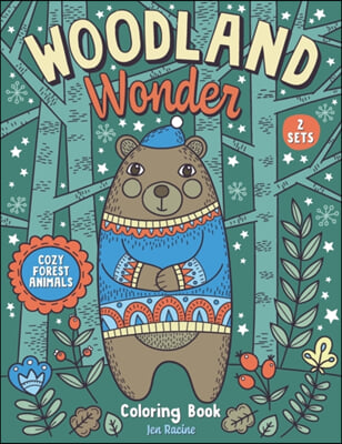 Woodland Wonder: Cozy Forest Animals Coloring Book