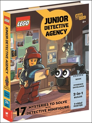 LEGO&#174;  Books: Junior Detective Agency (with detective minifigure, dog mini-build, 2-sided poster, play scene, evidence envelopes and LEGO elements)