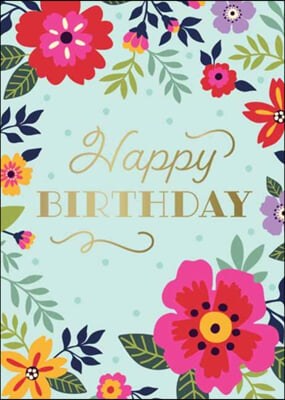 Floral Signature Pop-Up Card [Birthday]