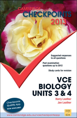 Cambridge Checkpoints Vce Biology Units 3 and 4 2013