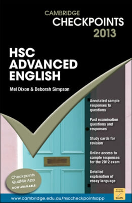 Cambridge Checkpoints HSC Advanced English 2013