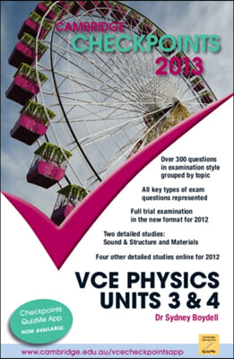 Cambridge Checkpoints Vce Physics Units 3 and 4 2013