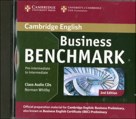 Business Benchmark Pre-Intermediate to Intermediate Business Preliminary Class Audio CDs (2)